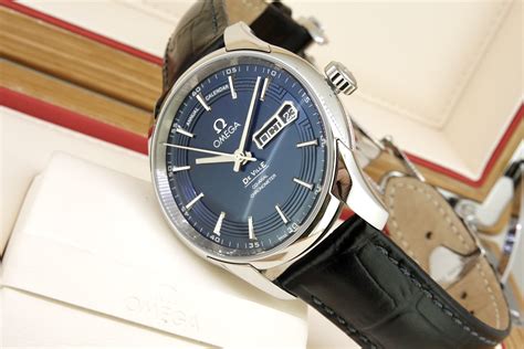 omega de ville hour vision annual calendar price|De Ville Hour Vision 41 mm, steel on leather strap .